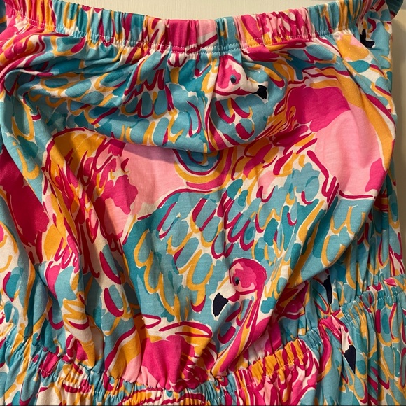 Lilly Pulitzer flamingo 🦩 Marlisa maxi dress in peel and eat - Picture 5 of 14
